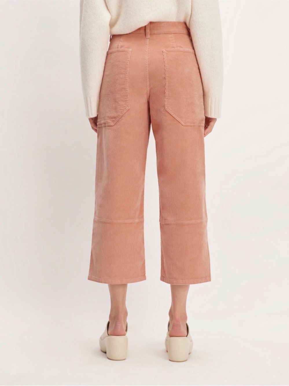 Everlane Corduroy Gardener pants Blush Pink size 6 - Picture 4 of 8